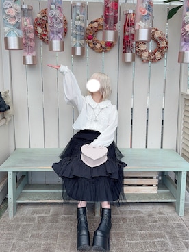 「evelyn（evelyn）のアイテム」を使った、reさん（レディース・148cm）の春コーディネート