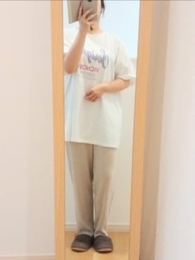 「select MOCA by son（セレクトモカバイソン）のアイテム（パンツ）」を使った、mさん（レディース・150cm）の夏コーディネート