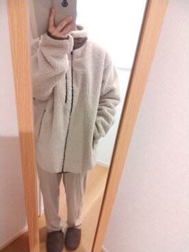 「select MOCA by son（セレクトモカバイソン）のアイテム（パンツ）」を使った、mさん（レディース・150cm）の冬コーディネート
