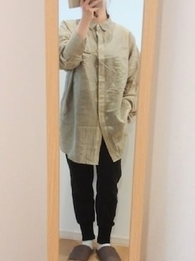 「select MOCA by son（セレクトモカバイソン）のアイテム（パンツ）」を使った、mさん（レディース・150cm）の春コーディネート