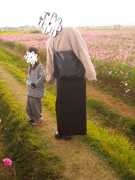 「アイテム（スリッポン）」を使った、mさん（レディース・150cm）の秋コーディネート