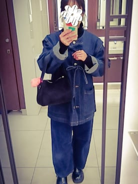 「アイテム（スリッポン）」を使った、mさん（レディース・150cm）の秋コーディネート