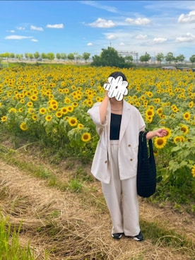 「アイテム（ジャケット/アウター）」を使った、mさん（レディース・150cm）の夏コーディネート