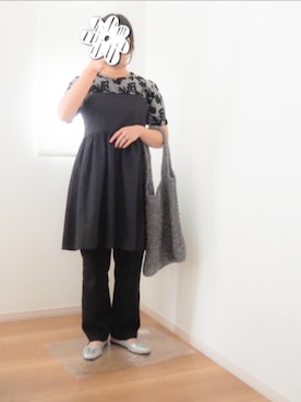 「select MOCA by son（セレクトモカバイソン）のアイテム（パンツ）」を使った、mさん（レディース・150cm）の夏コーディネート