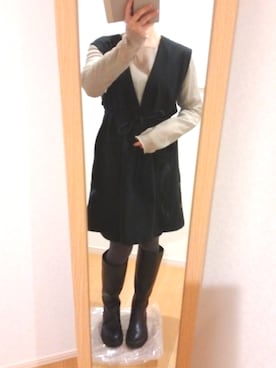 mさん（レディース・150cm）の冬コーディネート