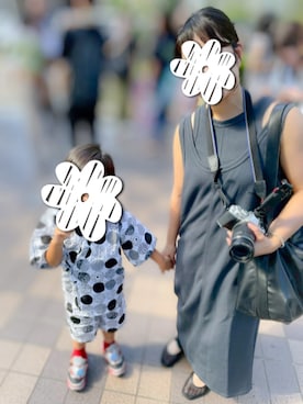 「アイテム（パンツ）」を使った、mさん（レディース・150cm）の夏コーディネート