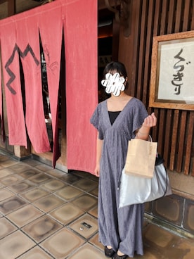 「アイテム（ワンピース/ドレス）」を使った、mさん（レディース・150cm）の秋コーディネート