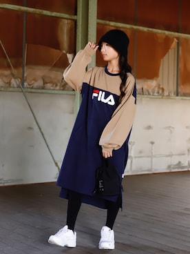 「アイテム（ワンピース/ドレス）」を使った、antiquatoy  officialさん（キッズ・140cm）の秋コーディネート