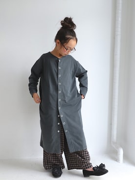 「アイテム（ワンピース/ドレス）」を使った、antiquatoy  officialさん（キッズ・130cm）の秋コーディネート