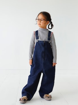 「メロートップス」｜antiquatoy  officialさん（キッズ・110cm）の秋コーディネート