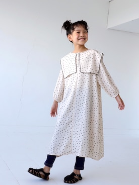 「アイテム（ワンピース/ドレス）」を使った、antiquatoy  officialさん（キッズ・130cm）の夏コーディネート