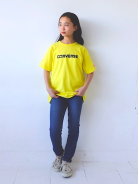 「アイテム（Tシャツ/カットソー）」を使った、antiquatoy  officialさん（キッズ・150cm）の春コーディネート