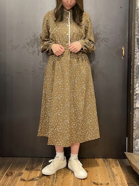 「rps（アールピーエス）のアイテム（ワンピース）」を使った、あさぽんさん（レディース・162cm）の秋コーディネート