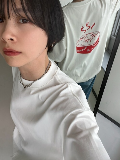 綿麻デニムイージーパンツ