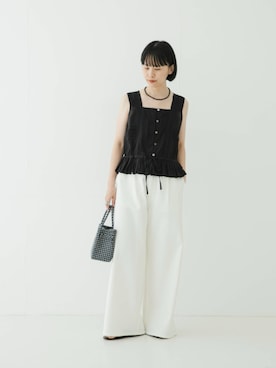mackeyさん(レディース・160cm)の夏コーディネート