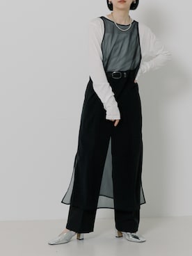 「HAKUJI（ハクジ）のアイテム」を使った、mackeyさん（レディース・160cm）の冬コーディネート