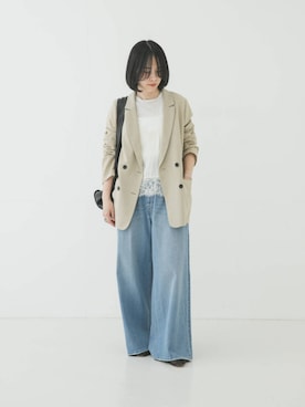 mackeyさん(レディース・160cm)の春コーディネート