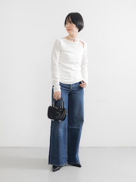 「Levi's（リーバイス）のアイテム」を使った、mackeyさん（レディース・160cm）の夏コーディネート