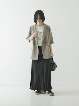 mackeyさん（レディース・160cm）の春コーディネート