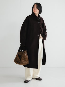 「アイテム（テーラードジャケット）」を使った、mackeyさん（レディース・160cm）の冬コーディネート