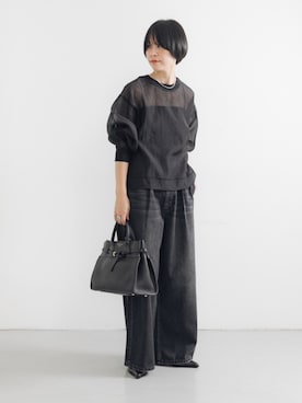 「URBAN RESEARCH（アーバンリサーチ）のアイテム」を使った、mackeyさん（レディース・160cm）の夏コーディネート