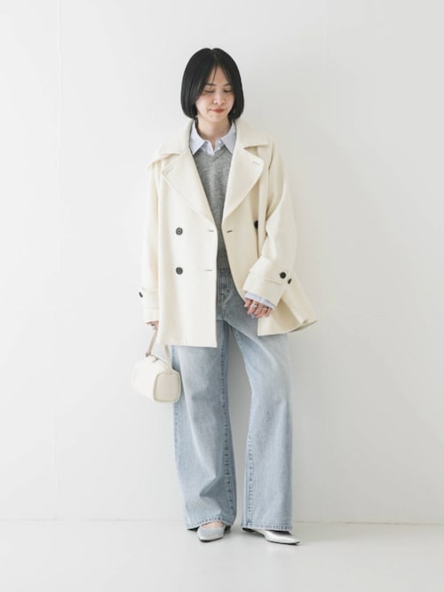 セール】ウールカシミヤVネックニットベスト（ニット/セーター