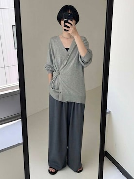「URBAN RESEARCH（アーバンリサーチ）のアイテム（パンツ）」を使った、mackeyさん（レディース・160cm）の春コーディネート