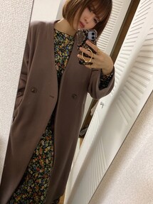 SLOBE IENA　スローブイエナ　　SUPER100 Vネックオーバーコート SLOBE IENA(スローブイエナ)の「《追加3》SUPER100 Vネック