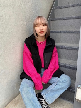 Nozomiさん(レディース・160cm)の冬コーディネート