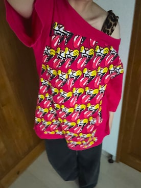 「RNA（アールエヌエー）のアイテム（Tシャツ/カットソー）」を使った、なかまるさん（レディース・152cm）の夏コーディネート