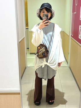 「買い物」｜なかまるさん（レディース・152cm）の夏コーディネート