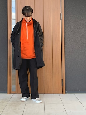 「SLOBE IENA（スローブイエナ）のアイテム（スウェット）」を使った、ゆあんさん（レディース・168cm）の冬コーディネート