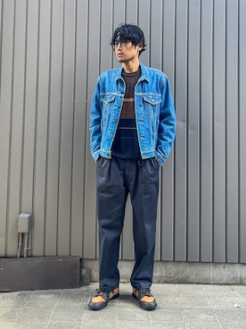 「ダンク」｜「アイテム（ジャケット/アウター）」を使った、Ssさん（メンズ・178cm）の秋コーディネート