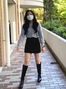 「ATTRANGS（アットランス）のアイテム」を使った、히토미 (Hitomi)さん（レディース・153cm）の秋コーディネート