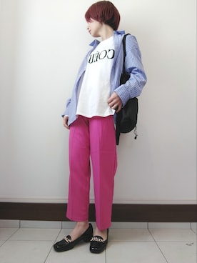 「CHILLE（チル）のアイテム」を使った、pikataさん（レディース・155cm）の春コーディネート