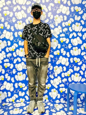 「HUMAN MADE（ヒューマンメード）のアイテム（パンツ）」を使った、YÜ-TÖ®︎さん（メンズ・174cm）の冬コーディネート