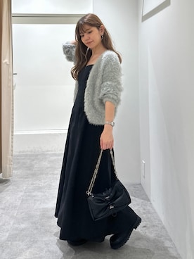 「FREE'S MART（フリーズマート）のアイテム（ワンピース/ドレス）」を使った、yuiさん（レディース・149cm）の秋コーディネート