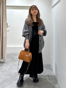 「FREE'S MART（フリーズマート）のアイテム（ワンピース/ドレス）」を使った、yuiさん（レディース・149cm）の冬コーディネート