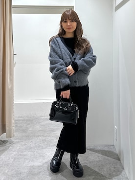 「FREE'S MART（フリーズマート）のアイテム（ワンピース/ドレス）」を使った、yuiさん（レディース・149cm）の冬コーディネート