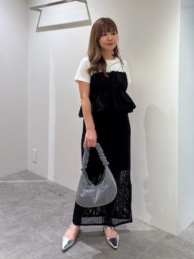 「FREE'S MART（フリーズマート）のアイテム（パンプス）」を使った、yuiさん（レディース・149cm）の春コーディネート