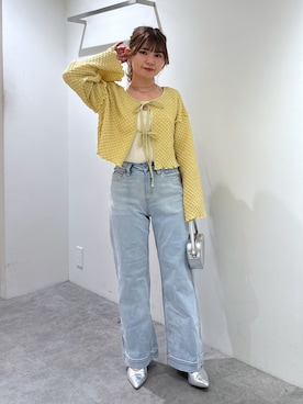 「FREE'S MART（フリーズマート）のアイテム（パンプス）」を使った、yuiさん（レディース・149cm）の春コーディネート
