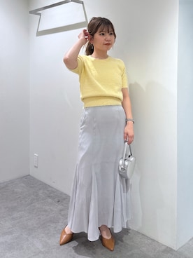 「FREE'S MART（フリーズマート）のアイテム（パンプス）」を使った、yuiさん（レディース・149cm）の春コーディネート