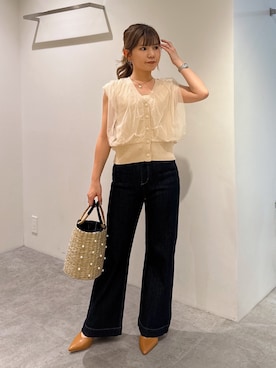 「FREE'S MART（フリーズマート）のアイテム（パンプス）」を使った、yuiさん（レディース・149cm）の夏コーディネート