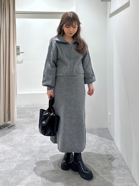「FREE'S MART（フリーズマート）のアイテム（ワンピース/ドレス）」を使った、yuiさん（レディース・149cm）の秋コーディネート