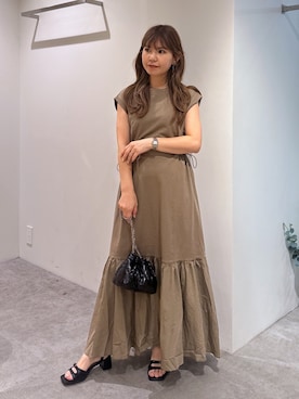 「FREE'S MART（フリーズマート）のアイテム（ワンピース/ドレス）」を使った、yuiさん（レディース・149cm）の夏コーディネート