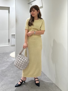 「FREE'S MART（フリーズマート）のアイテム（ワンピース/ドレス）」を使った、yuiさん（レディース・149cm）の秋コーディネート