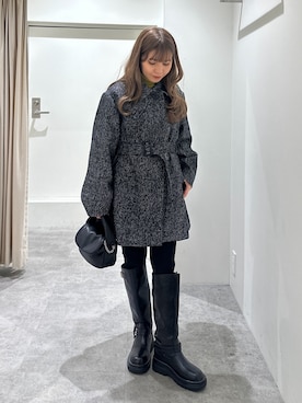 「FREE'S MART（フリーズマート）のアイテム（ダウンジャケット/コート）」を使った、yuiさん（レディース・149cm）の秋コーディネート