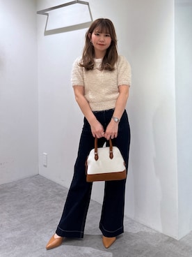 「FREE'S MART（フリーズマート）のアイテム（パンプス）」を使った、yuiさん（レディース・149cm）の春コーディネート