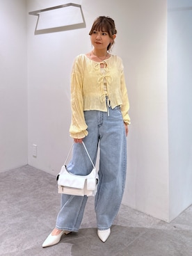 「FREE'S MART（フリーズマート）のアイテム（パンプス）」を使った、yuiさん（レディース・149cm）の夏コーディネート
