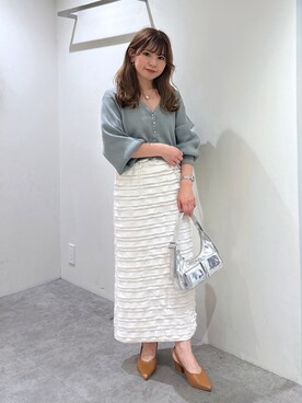 「FREE'S MART（フリーズマート）のアイテム（パンプス）」を使った、yuiさん（レディース・149cm）の春コーディネート